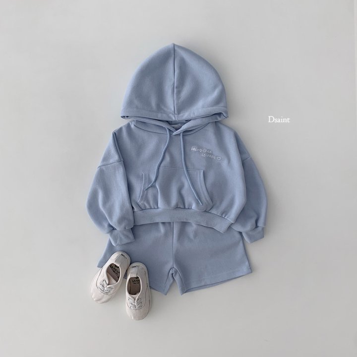 Dsaint - Korean Children Fashion - #childofig - Real Heart Shorts Set - 10