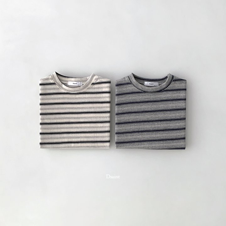 Dsaint - Korean Children Fashion - #childofig - Cooking Stripe Tee - 3
