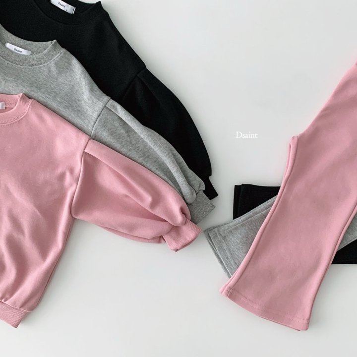 Dsaint - Korean Children Fashion - #childofig - So Sweet Bootcut Set - 4