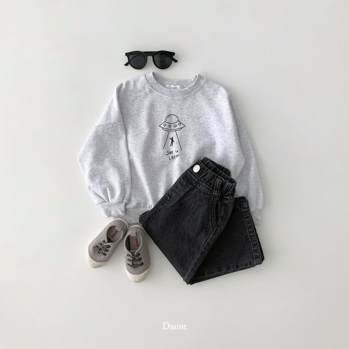 Dsaint - Korean Children Fashion - #childrensboutique - Mild Wide Denim Pants - 10