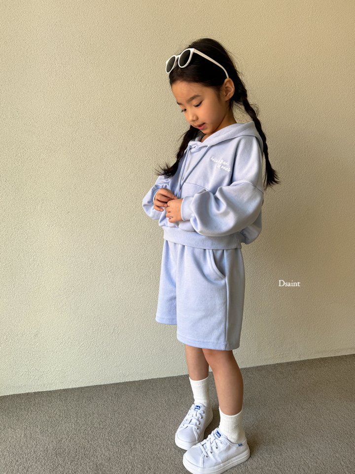 Dsaint - Korean Children Fashion - #childrensboutique - Real Heart Shorts Set - 12