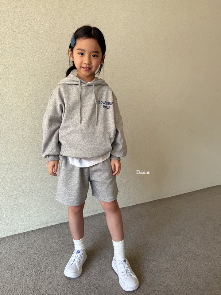Dsaint - Korean Children Fashion - #childrensboutique - Slow Down Hoodie Set - 11