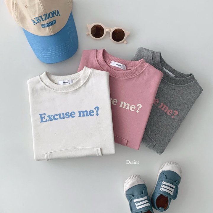 Dsaint - Korean Children Fashion - #designkidswear - Excuse Sweatshirt - 7