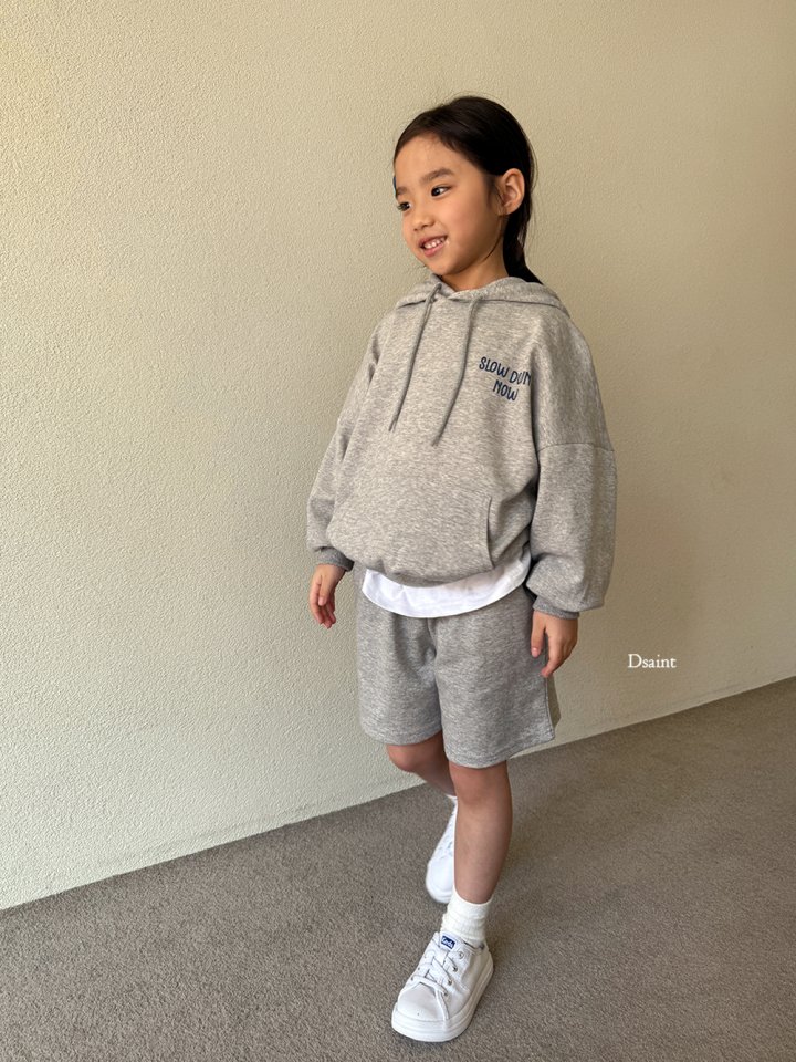 Dsaint - Korean Children Fashion - #designkidswear - Slow Down Hoodie Set - 12
