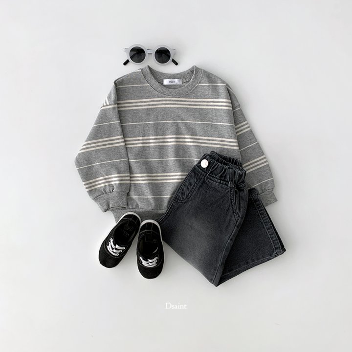 Dsaint - Korean Children Fashion - #designkidswear - Simple Stripe Sweatshirt - 10