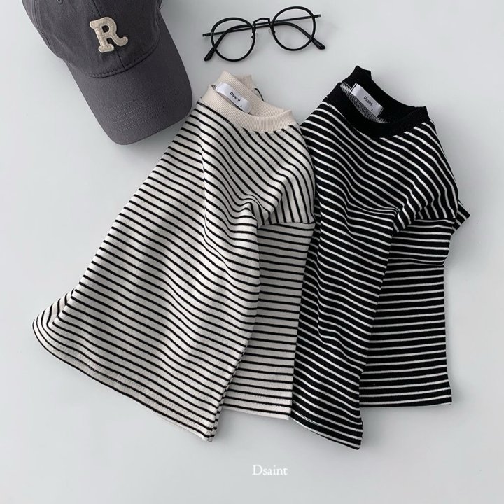 Dsaint - Korean Children Fashion - #discoveringself - Cheeky Stripe Tee - 6