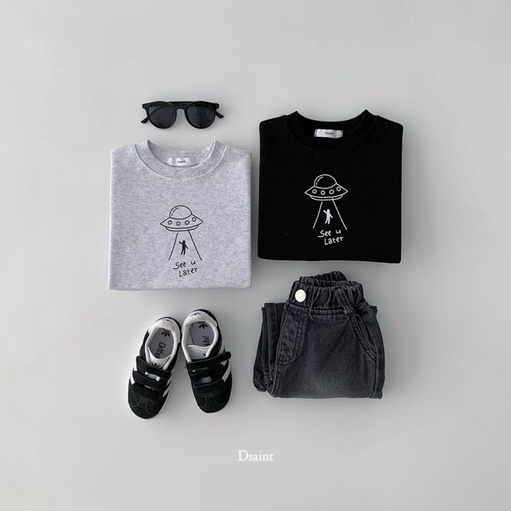 Dsaint - Korean Children Fashion - #designkidswear - UFO Sweatshirt - 4