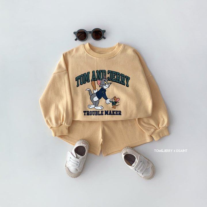 Dsaint - Korean Children Fashion - #discoveringself - Trouble Tom Shorts Set - 9