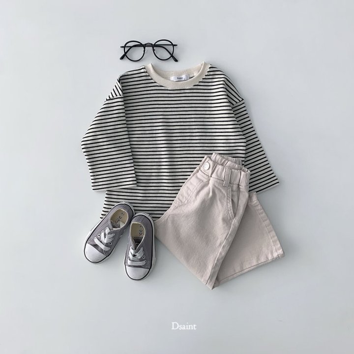 Dsaint - Korean Children Fashion - #fashionkids - Cheeky Stripe Tee - 7