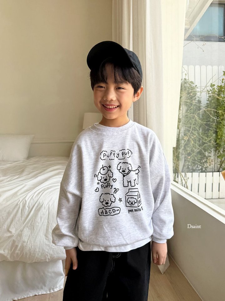 Dsaint - Korean Children Fashion - #fashionkids - Puppy Pub Sweatshirt - 8