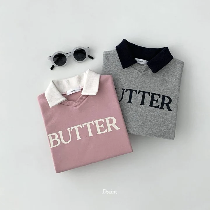 Dsaint - Korean Children Fashion - #discoveringself - Butter Collar Sweatshirt - 4