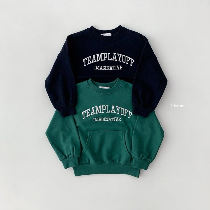 Dsaint - Korean Children Fashion - #fashionkids - Team Play Kangaroo Sweatshirt