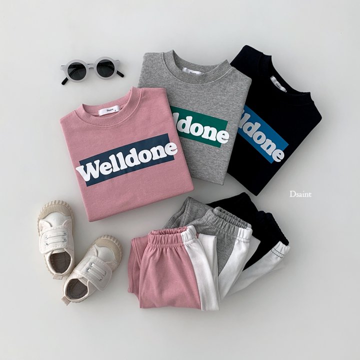 Dsaint - Korean Children Fashion - #fashionkids - Well-Done Line Set - 7