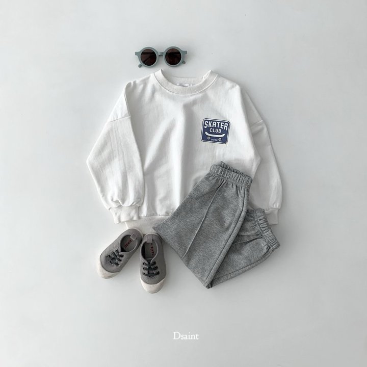 Dsaint - Korean Children Fashion - #kidsshorts - Skater Club Sweatshirt - 6