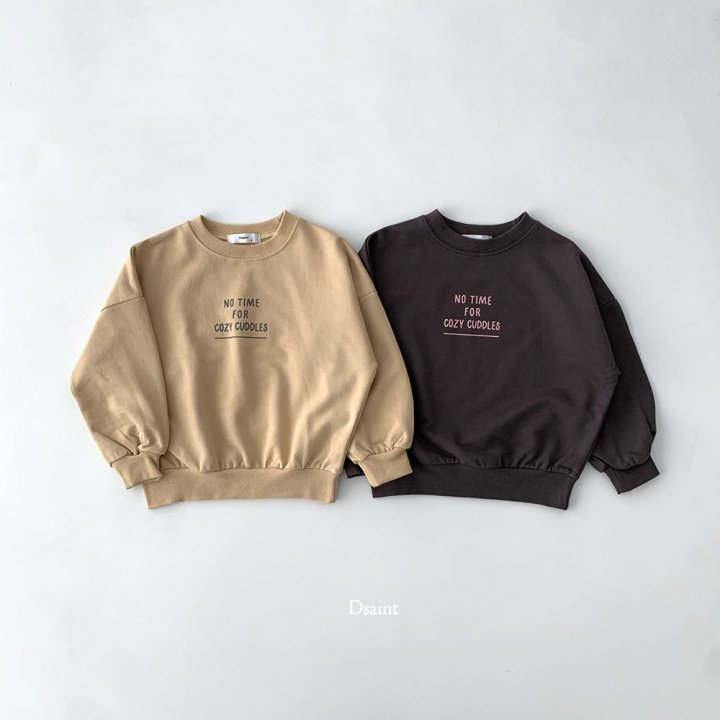 Dsaint - Korean Children Fashion - #kidsshorts - No Time Sweatshirt - 2