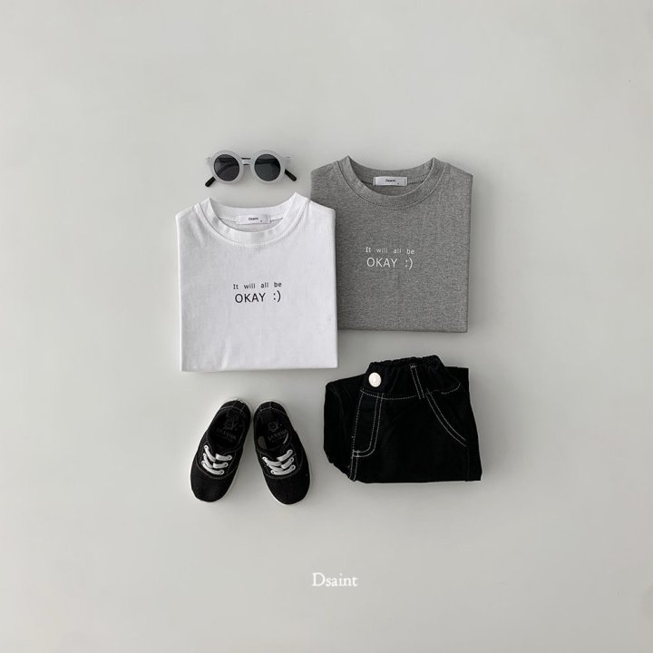 Dsaint - Korean Children Fashion - #kidsshorts - OKAY Tee