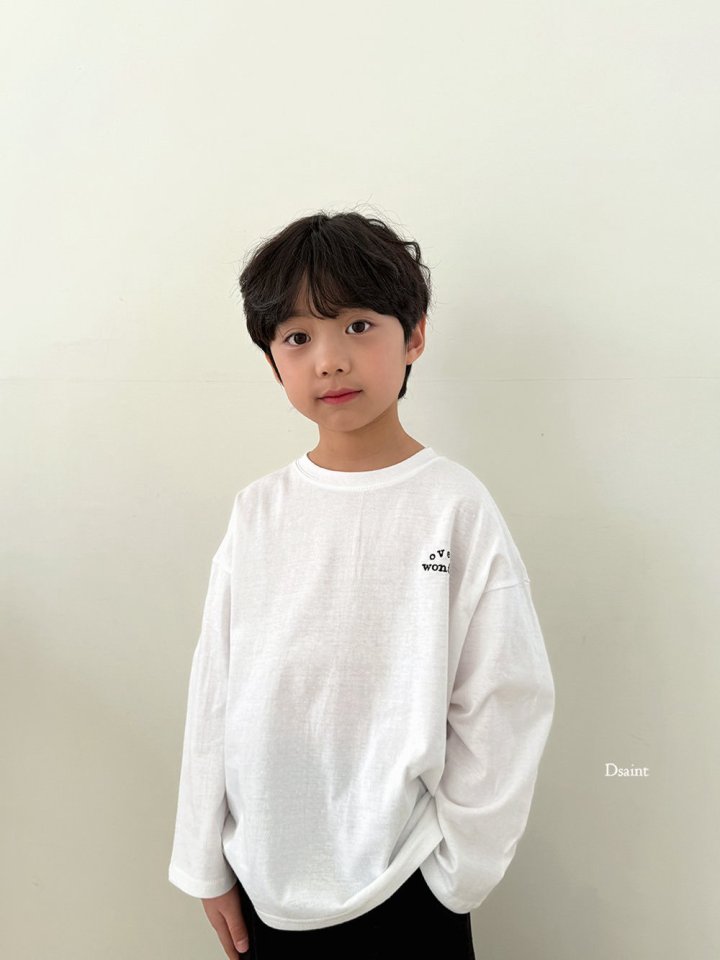 Dsaint - Korean Children Fashion - #kidsshorts - Over Wonder Tee - 9