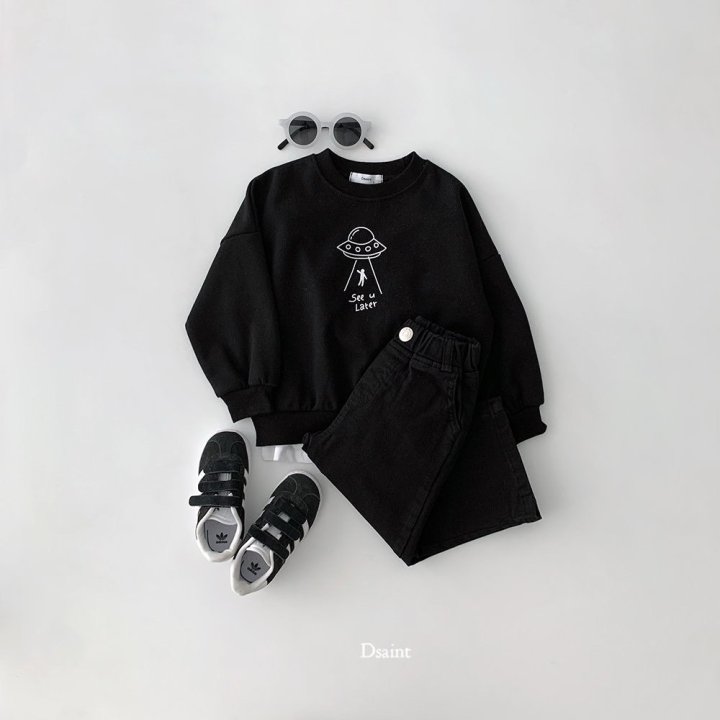 Dsaint - Korean Children Fashion - #kidsshorts - UFO Sweatshirt - 6