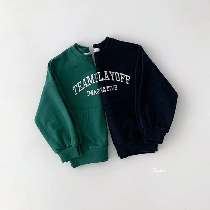 Dsaint - Korean Children Fashion - #kidsshorts - Team Play Kangaroo Sweatshirt - 2