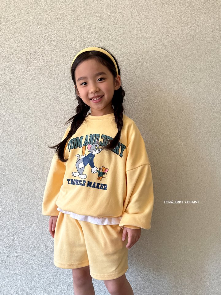 Dsaint - Korean Children Fashion - #kidsshorts - Trouble Tom Shorts Set - 11