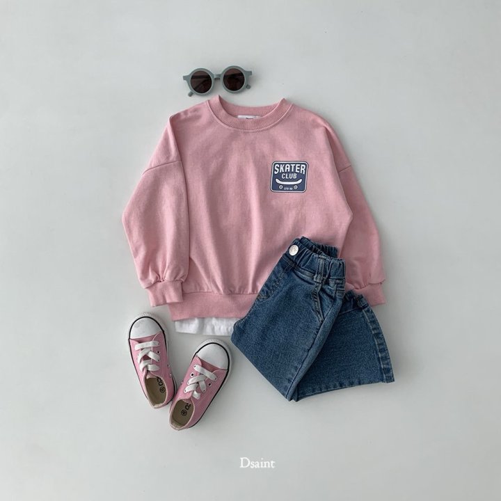 Dsaint - Korean Children Fashion - #kidsstore - Skater Club Sweatshirt - 7