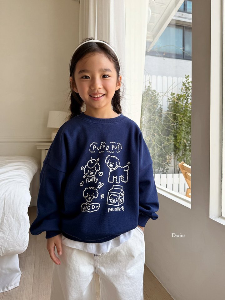 Dsaint - Korean Children Fashion - #kidsstore - Puppy Pub Sweatshirt - 10