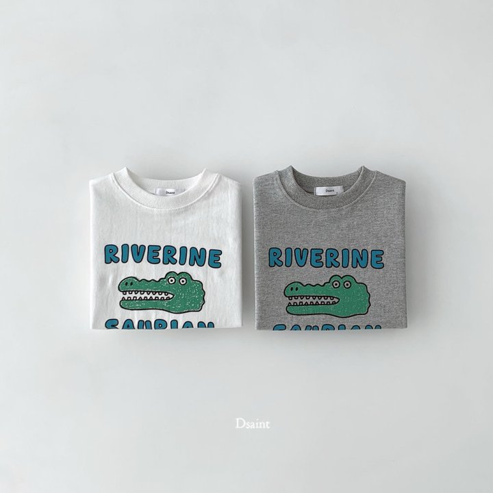 Dsaint - Korean Children Fashion - #kidsstore - River Crocodile Sweatshirt - 2