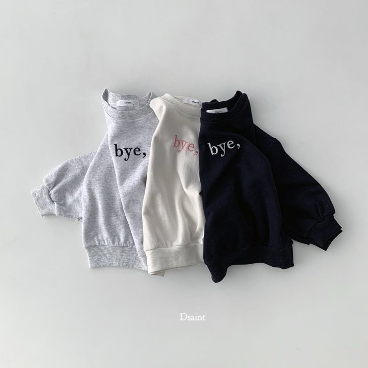 Dsaint - Korean Children Fashion - #kidsstore - Bye Sweatshirt