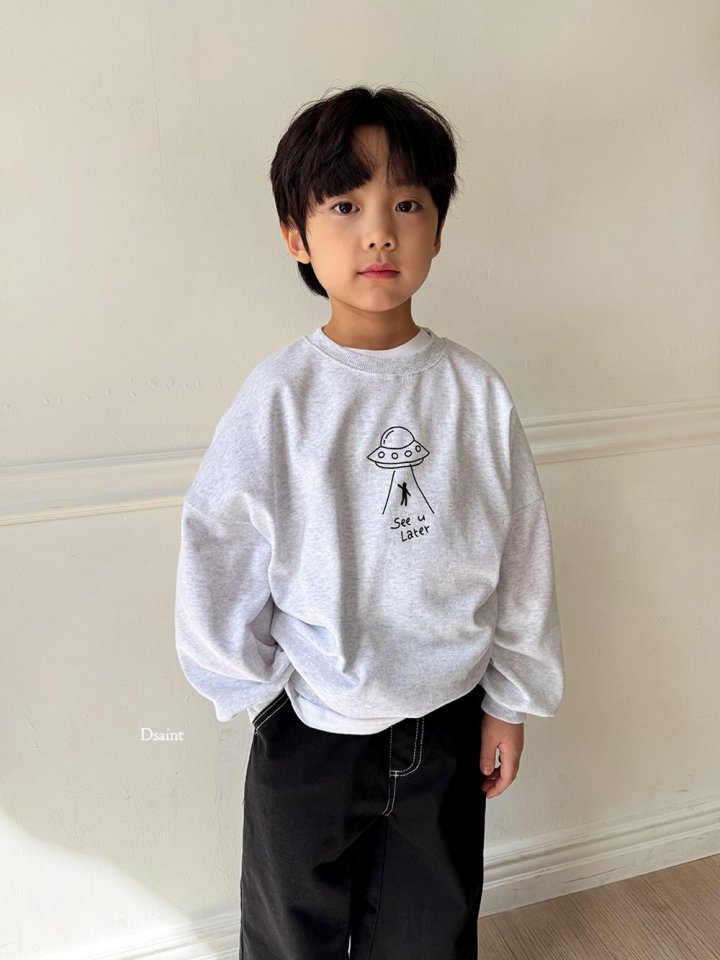 Dsaint - Korean Children Fashion - #kidsstore - UFO Sweatshirt - 7