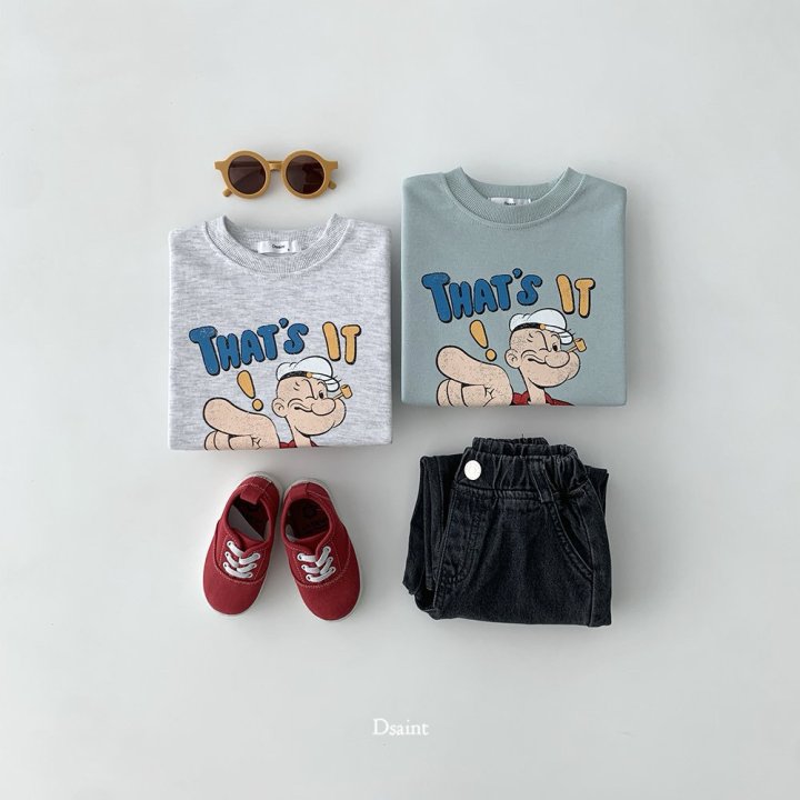 Dsaint - Korean Children Fashion - #kidsstore - That's! Popeye Sweatshirt