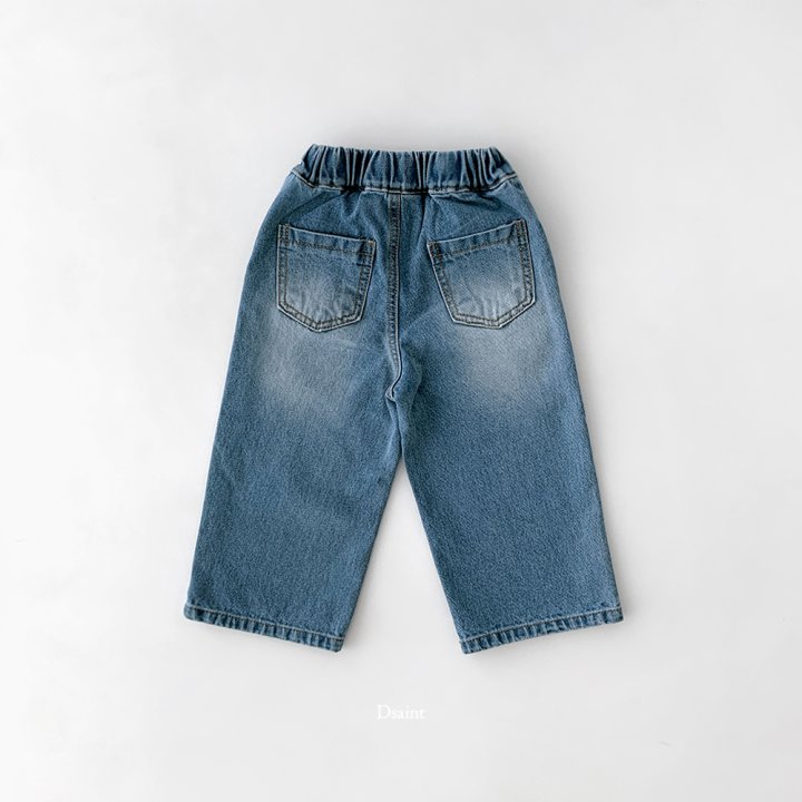 Dsaint - Korean Children Fashion - #kidsshorts - Last Half-Open Denim - 4