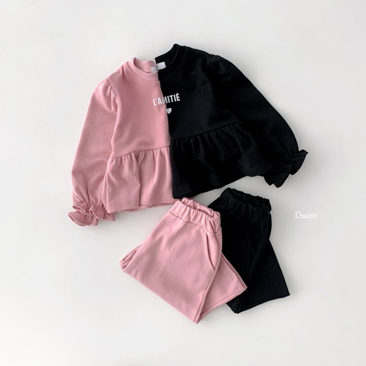 Dsaint - Korean Children Fashion - #kidsstore - L Amitie Set - 3