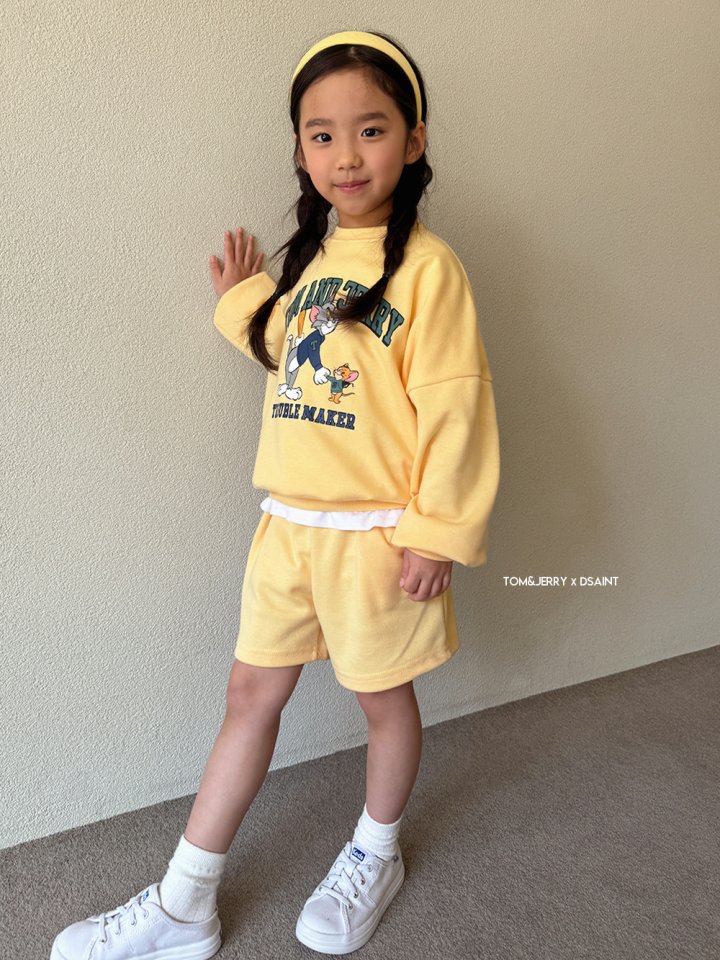 Dsaint - Korean Children Fashion - #kidsstore - Trouble Tom Shorts Set - 12
