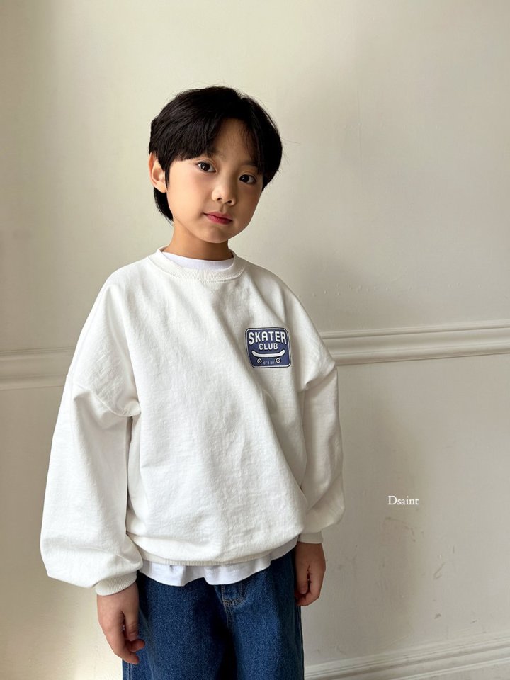 Dsaint - Korean Children Fashion - #kidzfashiontrend - Skater Club Sweatshirt - 8