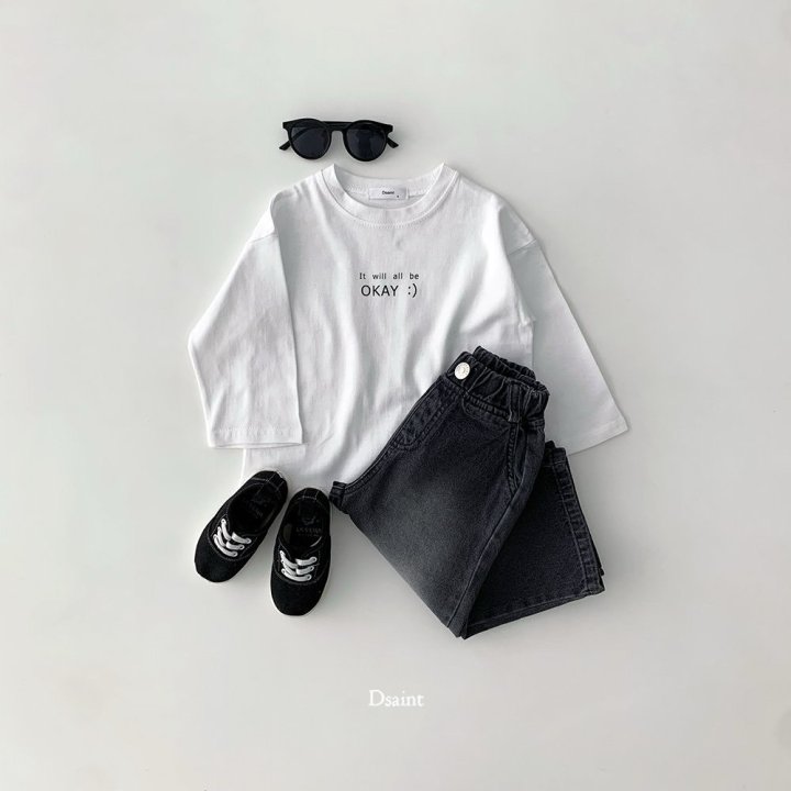Dsaint - Korean Children Fashion - #kidzfashiontrend - Beyond! Sand Denim Pants - 8