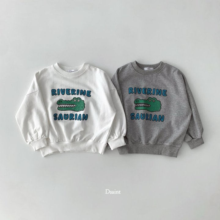 Dsaint - Korean Children Fashion - #kidzfashiontrend - River Crocodile Sweatshirt - 3