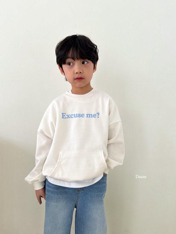 Dsaint - Korean Children Fashion - #kidzfashiontrend - Excuse Sweatshirt - 12