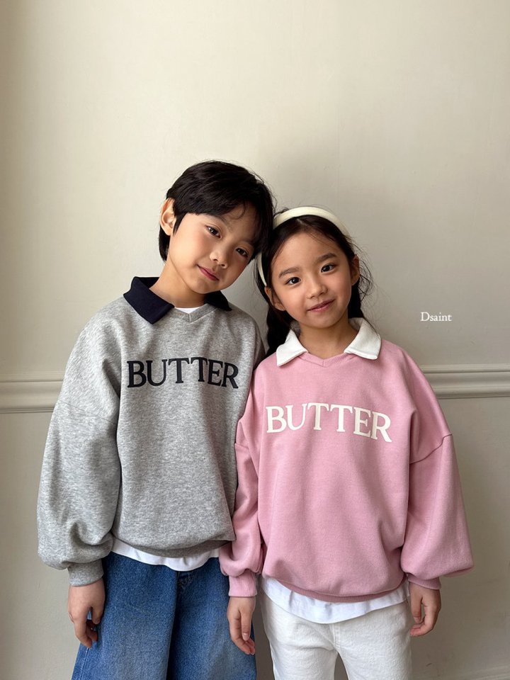 Dsaint - Korean Children Fashion - #kidzfashiontrend - Butter Collar Sweatshirt - 7