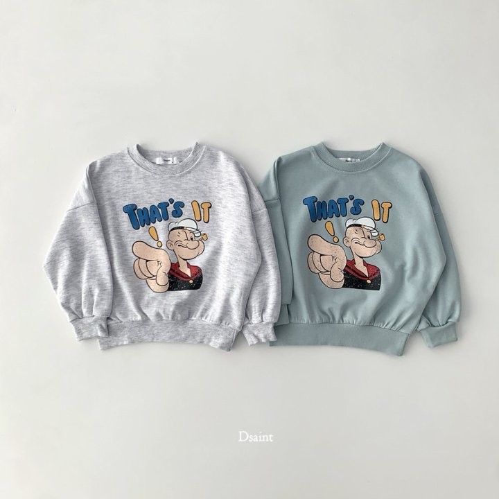 Dsaint - Korean Children Fashion - #kidzfashiontrend - That's! Popeye Sweatshirt - 2