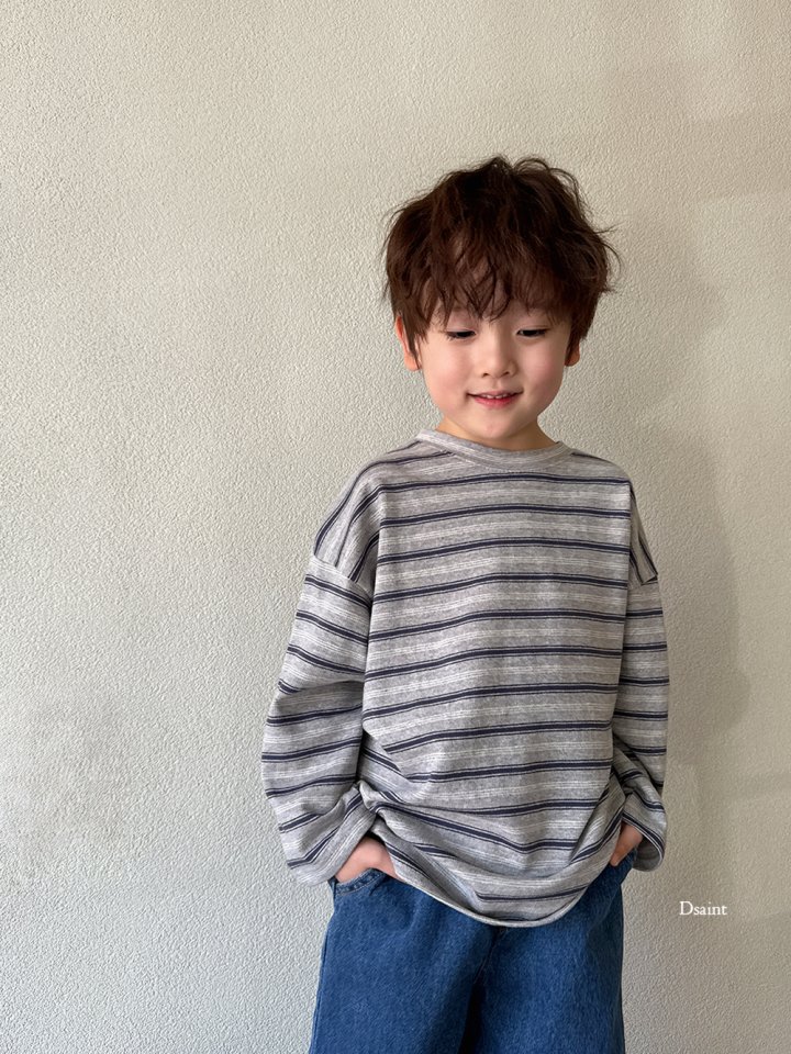 Dsaint - Korean Children Fashion - #kidzfashiontrend - Cooking Stripe Tee - 11