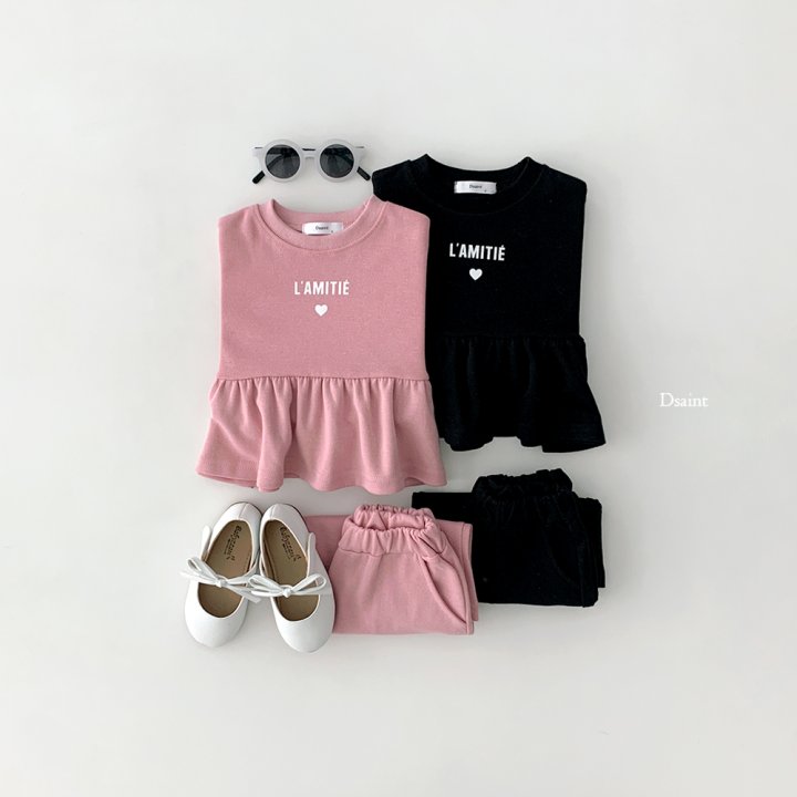 Dsaint - Korean Children Fashion - #kidsstore - L Amitie Set - 4