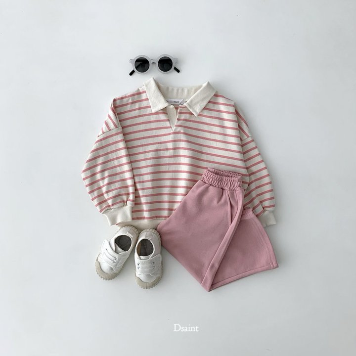 Dsaint - Korean Children Fashion - #littlefashionista - Lulu Slit Collar Sweatshirt - 5