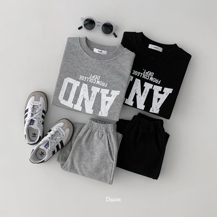 Dsaint - Korean Children Fashion - #Kfashion4kids - AND Jogger Set - 4