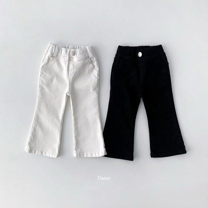 Dsaint - Korean Children Fashion - #littlefashionista - Pretty Bootcut Jeans - 2