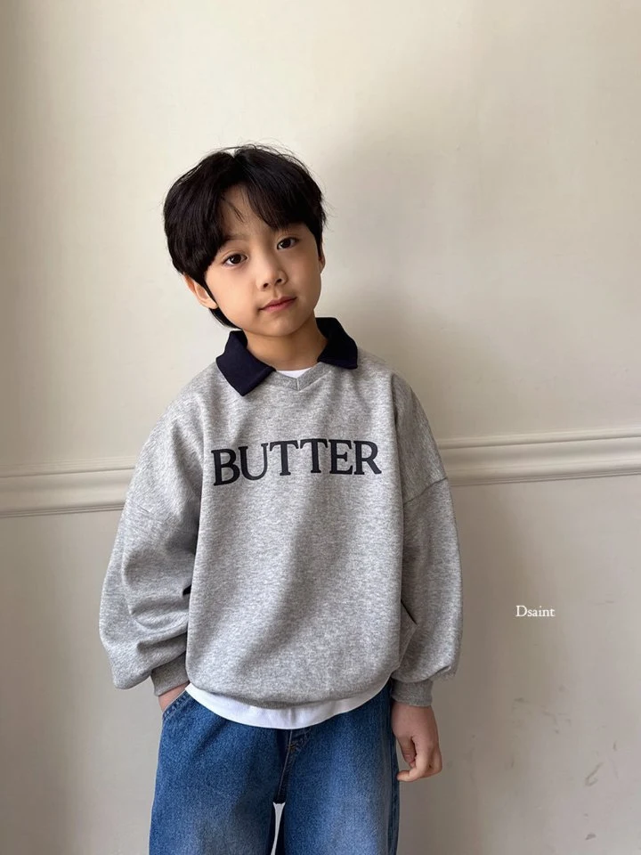 Dsaint - Korean Children Fashion - #littlefashionista - Butter Collar Sweatshirt - 9