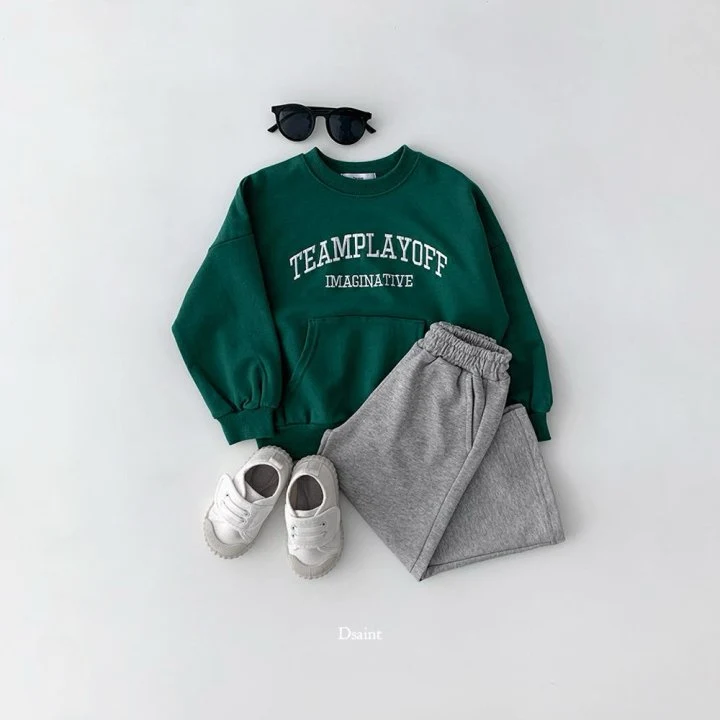 Dsaint - Korean Children Fashion - #littlefashionista - Team Play Kangaroo Sweatshirt - 6