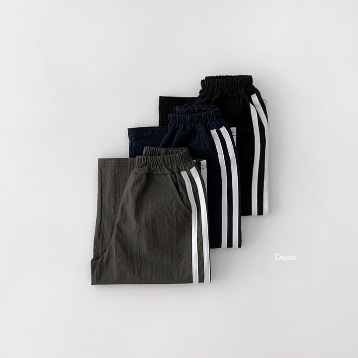 Dsaint - Korean Children Fashion - #littlefashionista - Drop Fit Windbreaker Pants - 5