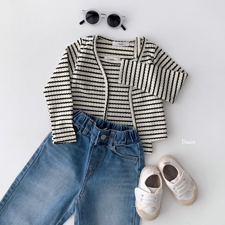 Dsaint - Korean Children Fashion - #littlefashionista - Happy Sleeveless Cardigan Set - 11