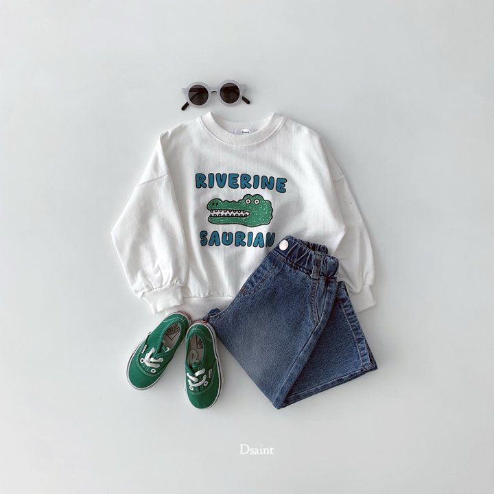 Dsaint - Korean Children Fashion - #magicofchildhood - River Crocodile Sweatshirt - 6
