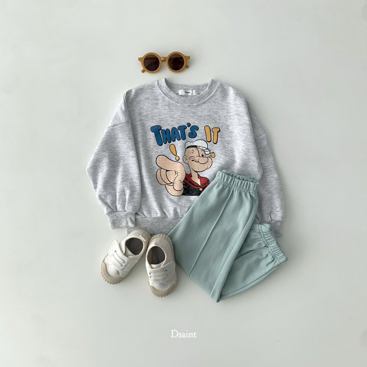 Dsaint - Korean Children Fashion - #magicofchildhood - That's! Popeye Sweatshirt - 5